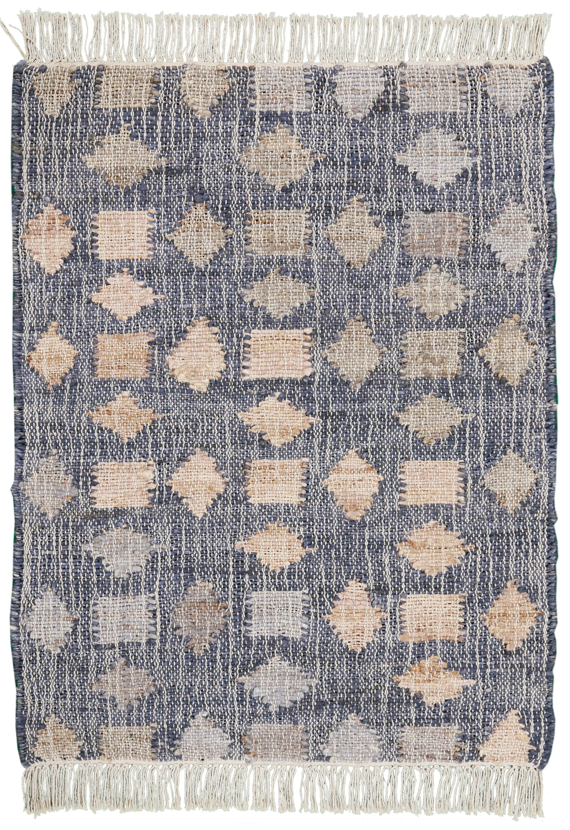 Grey Patch Dhurrie