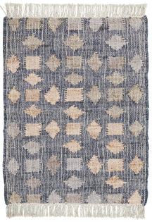 Grey Patch Dhurrie