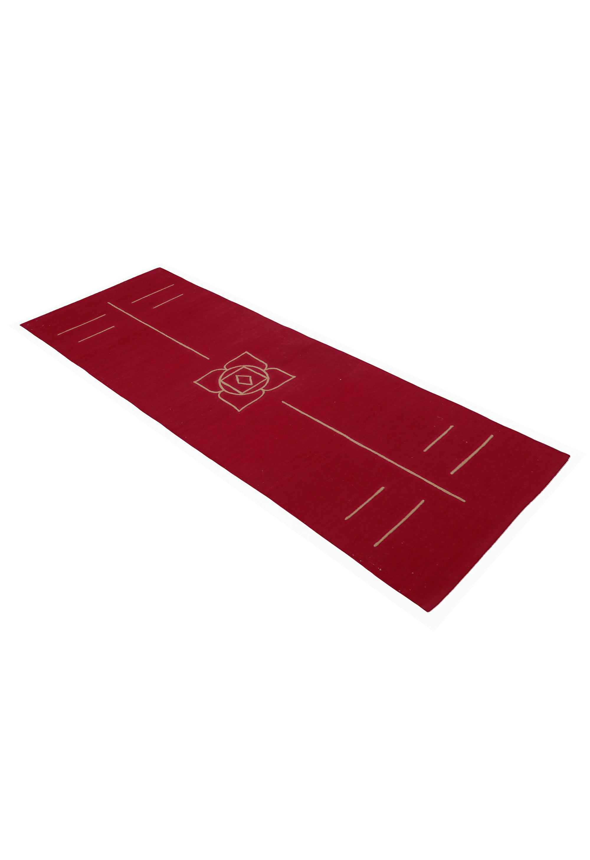Khushi-Living-Rugs-Carpet-Hand-Woven-Durrie-Runner-Yoga-Mat