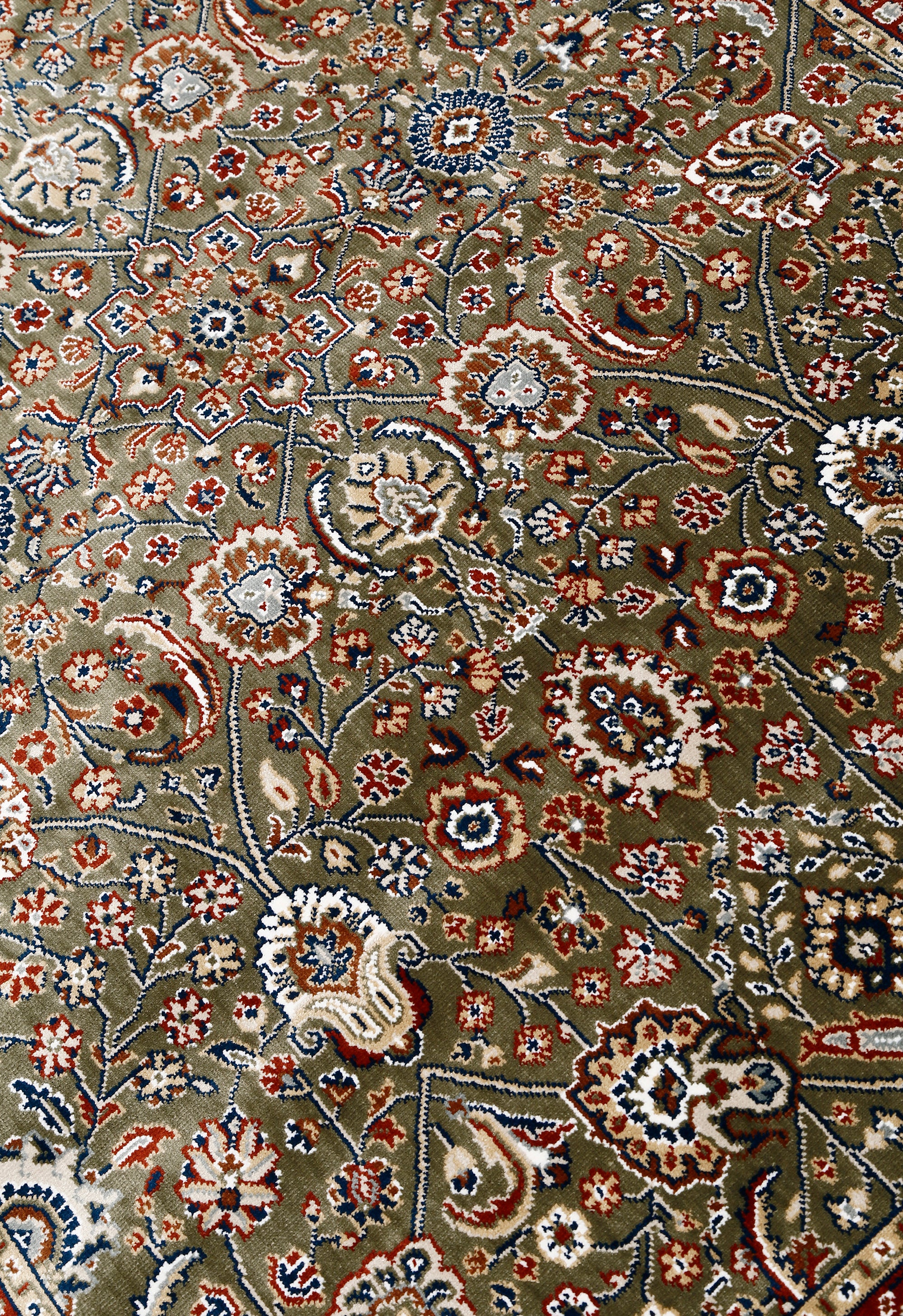 Heritage Green Area Rug