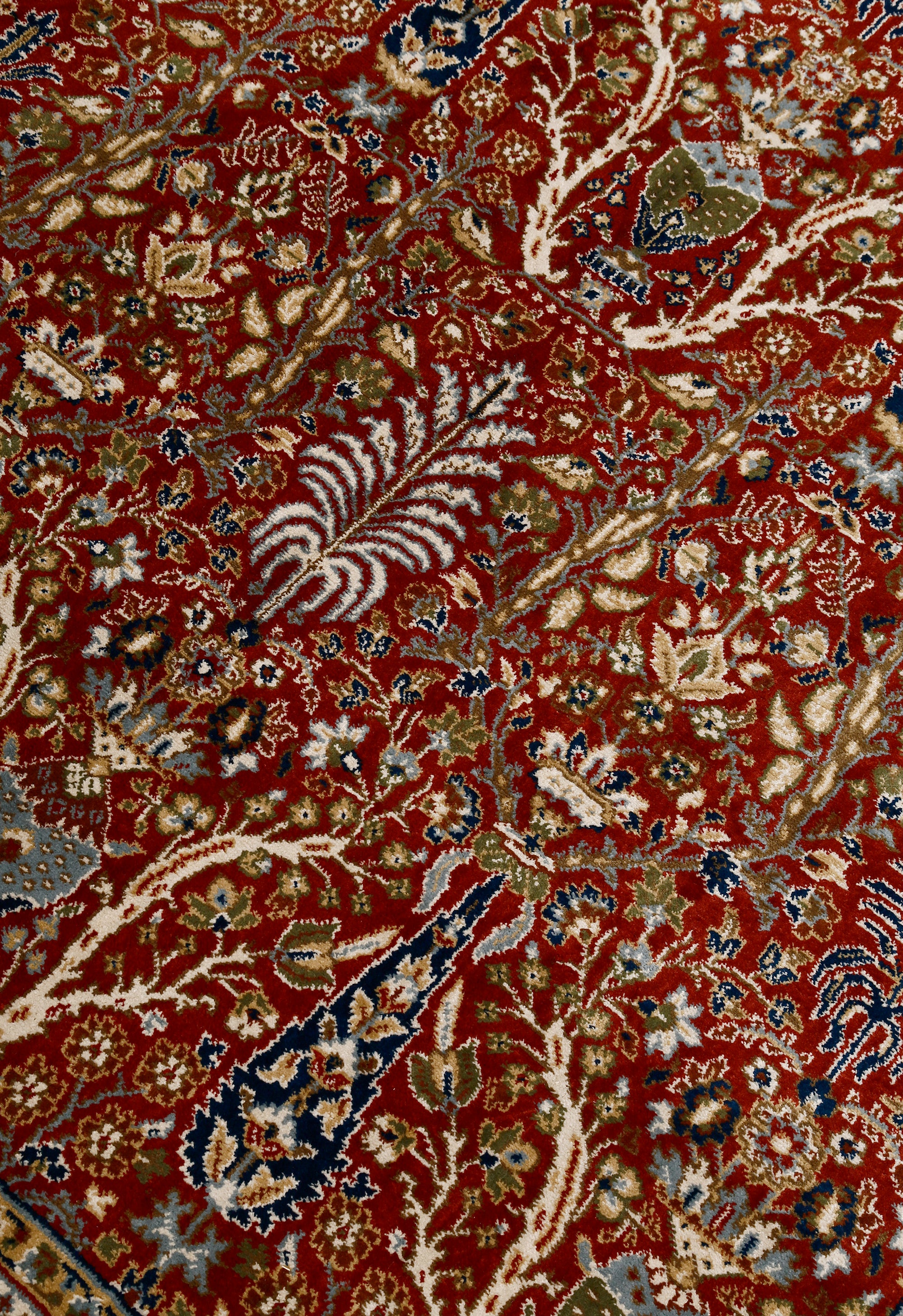 Heritage Red Floral Rug