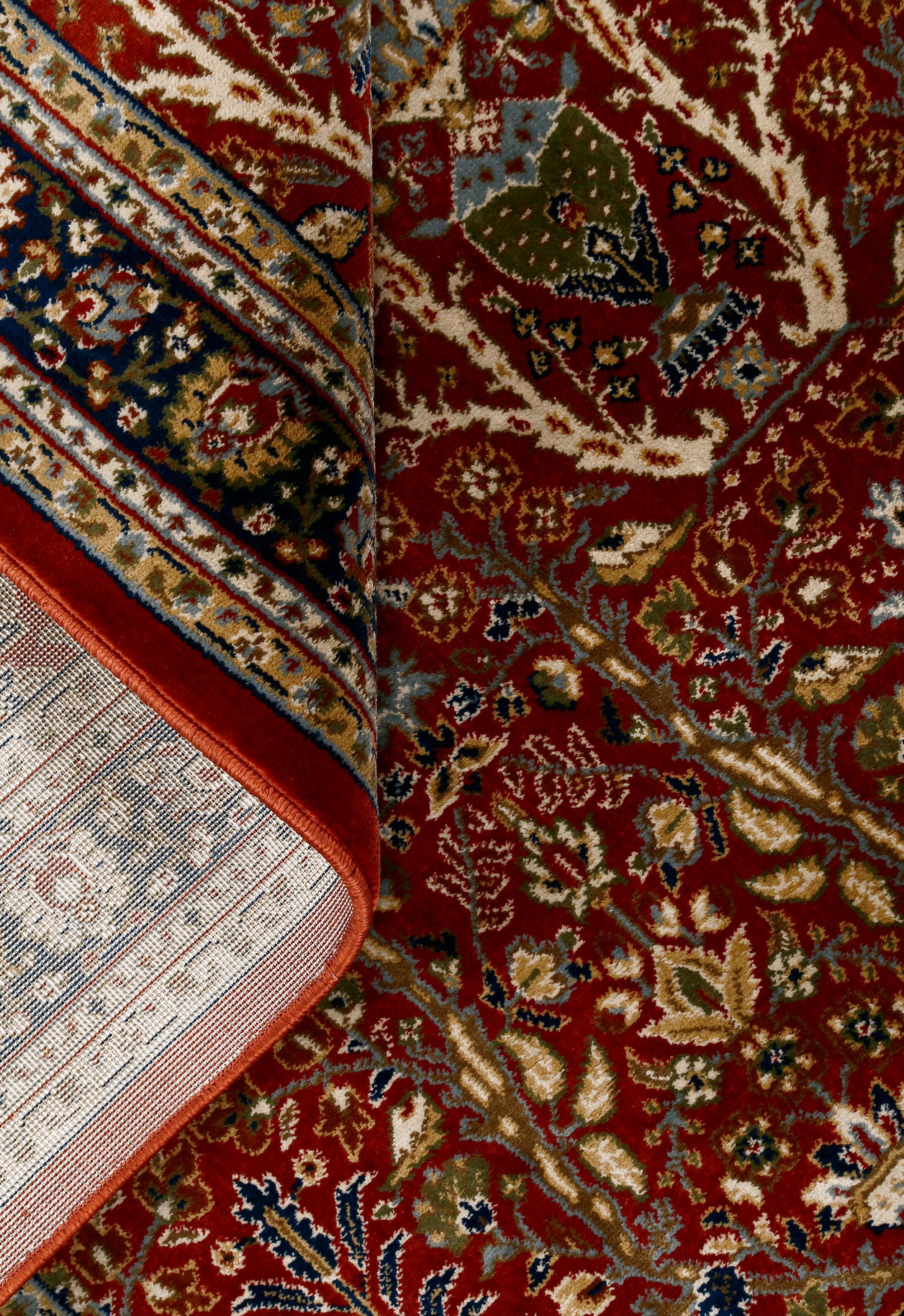 Heritage Red Floral Rug
