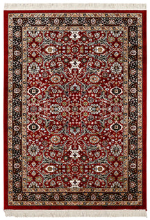 Classic Red Floral Rug