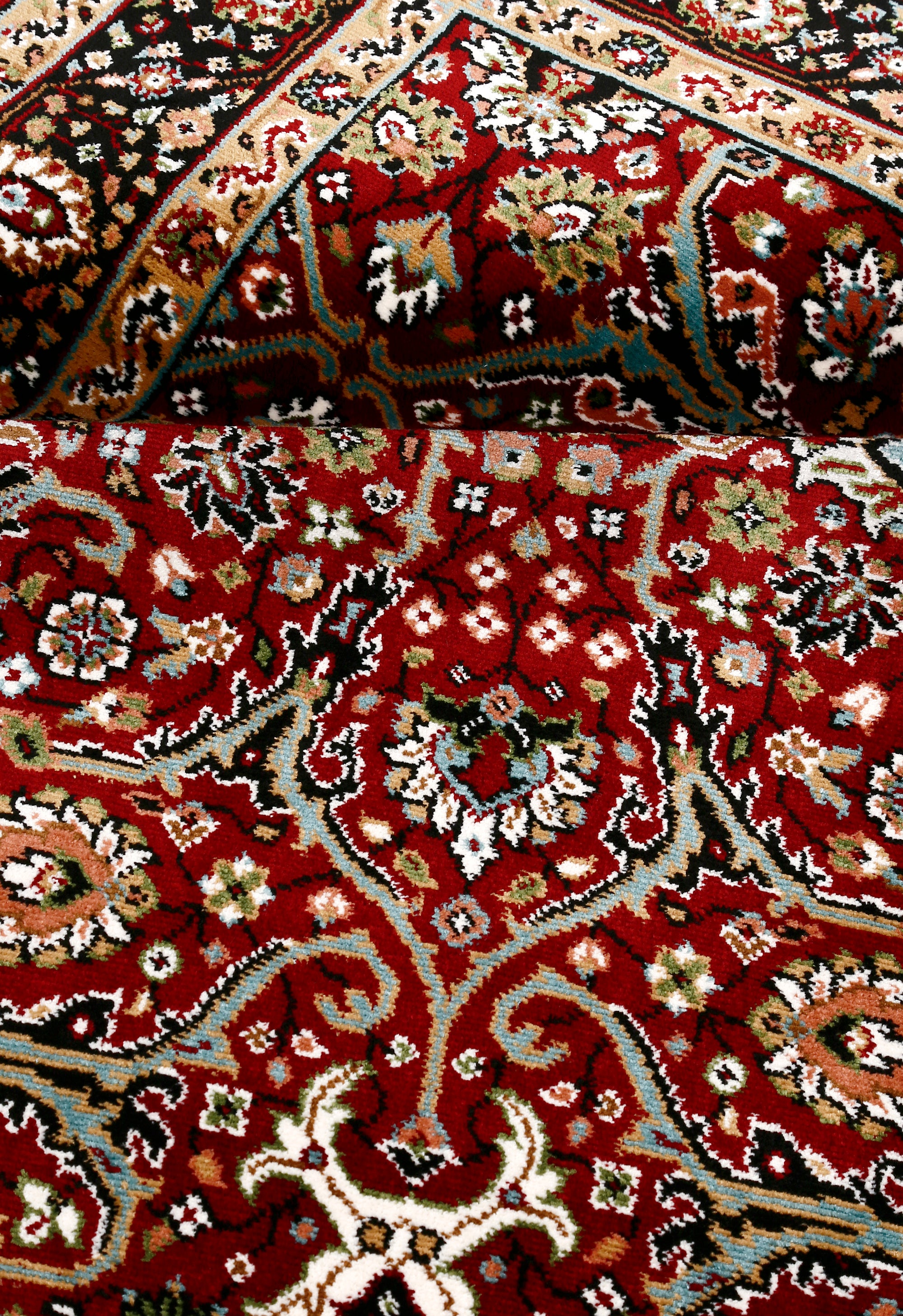 Classic Red Floral Rug