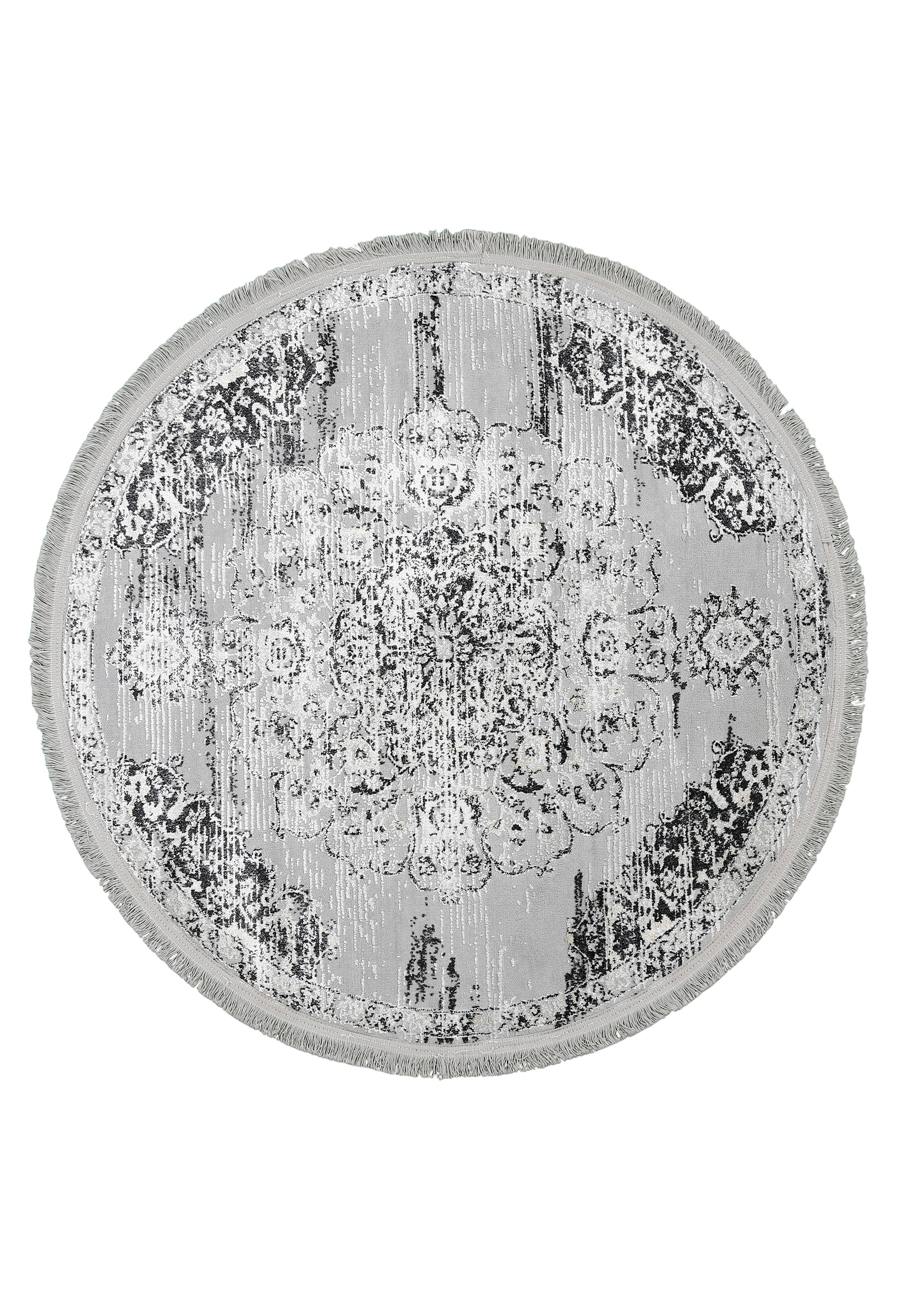 Ash Crown Medallion Rug