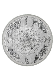Ash Crown Medallion Rug