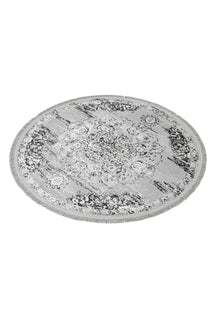 Ash Crown Medallion Rug
