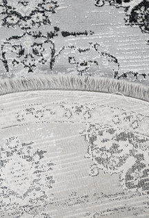 Ash Crown Medallion Rug