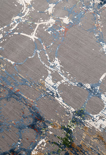 Crackle Abstract Rug