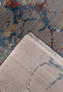 Crackle Abstract Rug