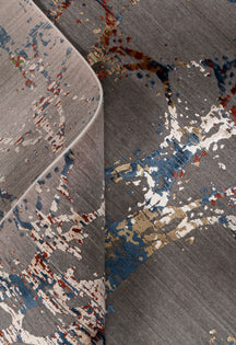 Crackle Abstract Rug