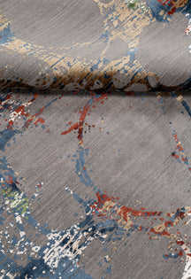 Crackle Abstract Rug