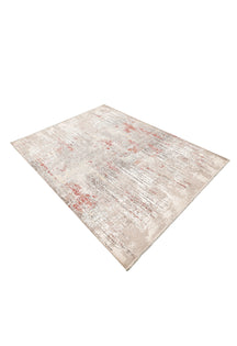 Ivory Ember Damask Rug