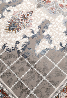 Silver Mahal Rug