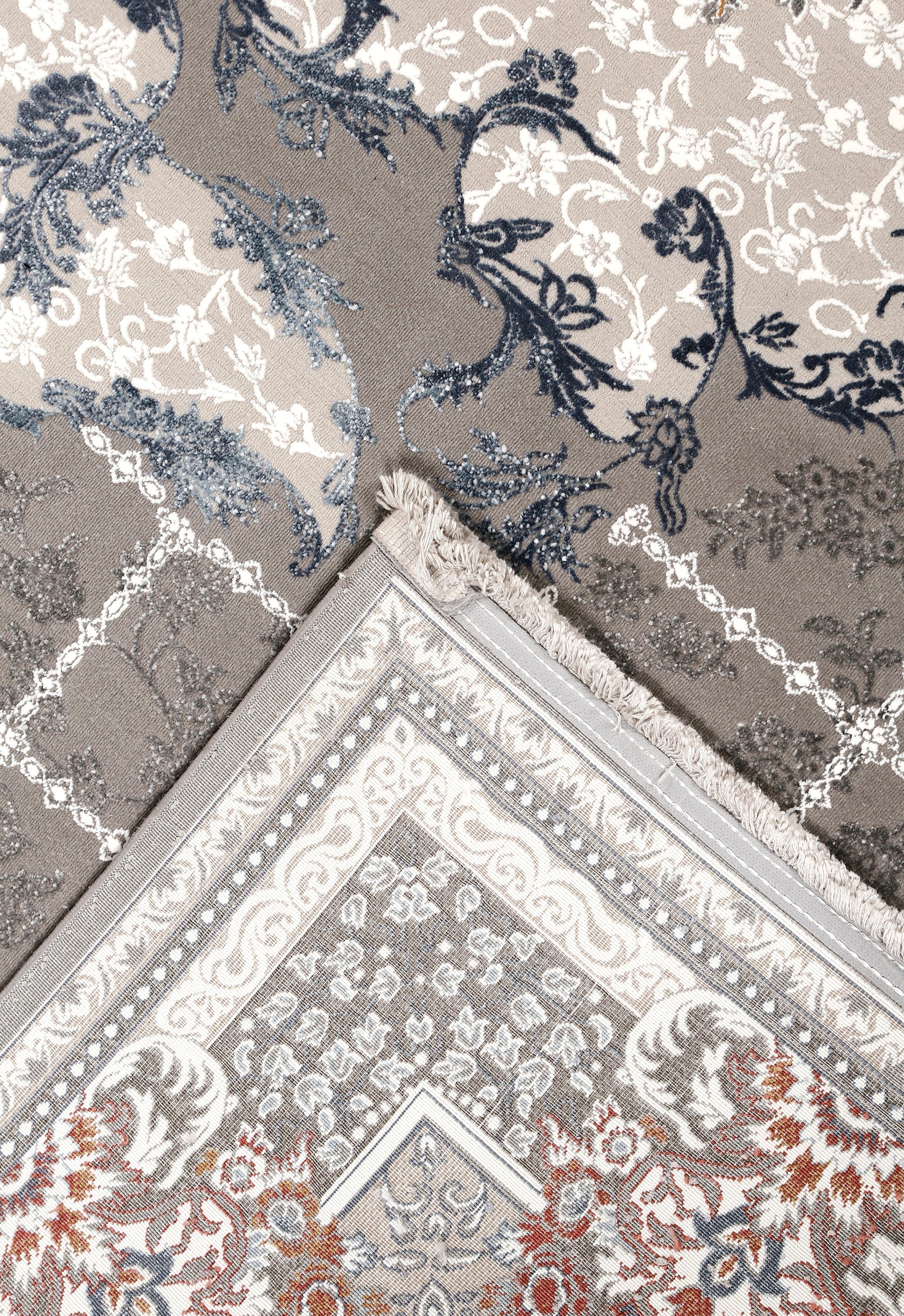 Silver Mahal Rug