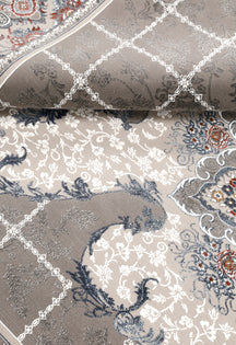 Silver Mahal Rug