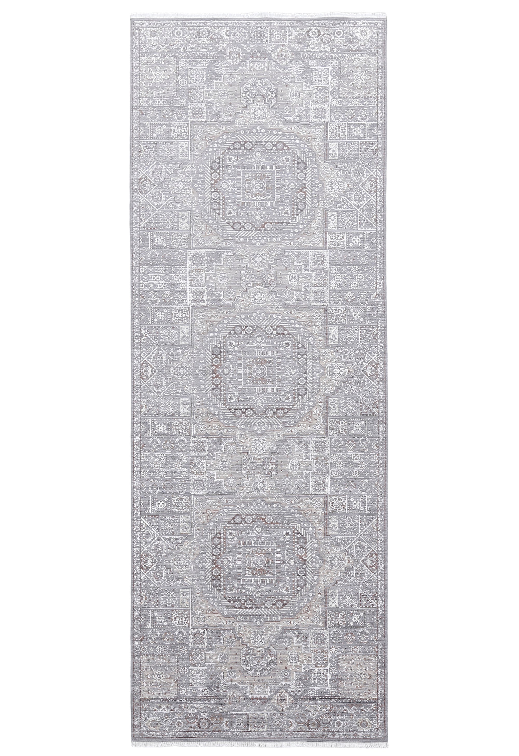 Triple Medallion Runner Rug