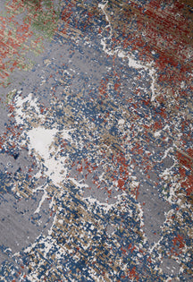 Multicolor Abstract Runner Rug