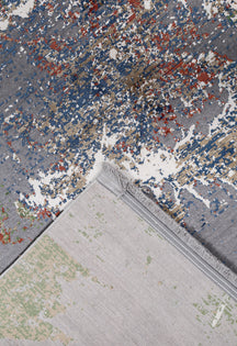 Multicolor Abstract Runner Rug