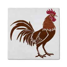 Rooster Hand Tufted Wool Wall Rug