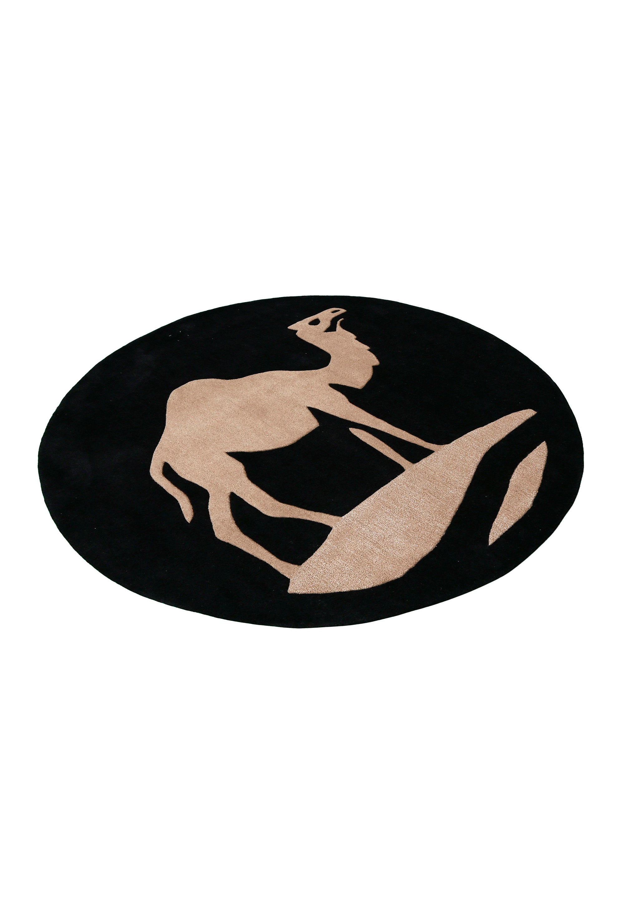 Camel Round Rug