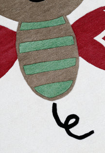 Cartoon Bee Kids Rug
