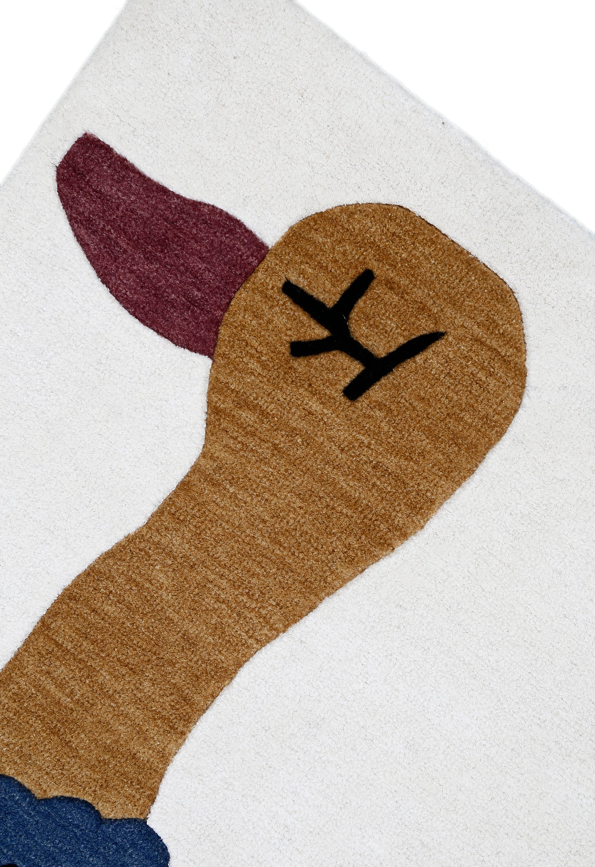 Cartoon Ostrich Kids Rug