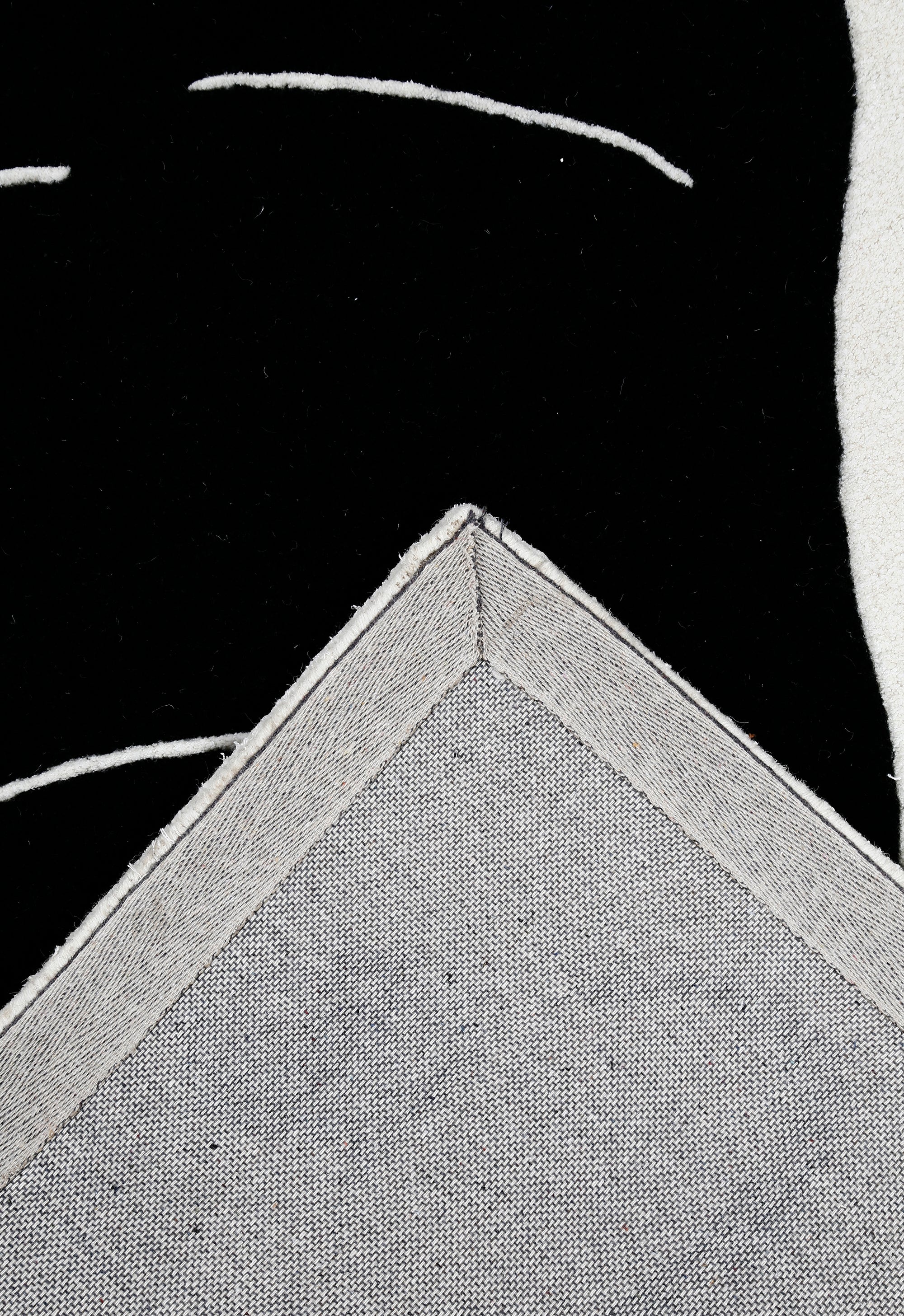 Black Cow  Rug