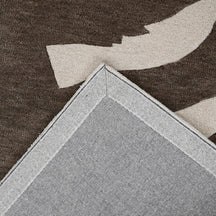 Monkey Hand Tufted Wool Wall Rug – Charcoal Grey