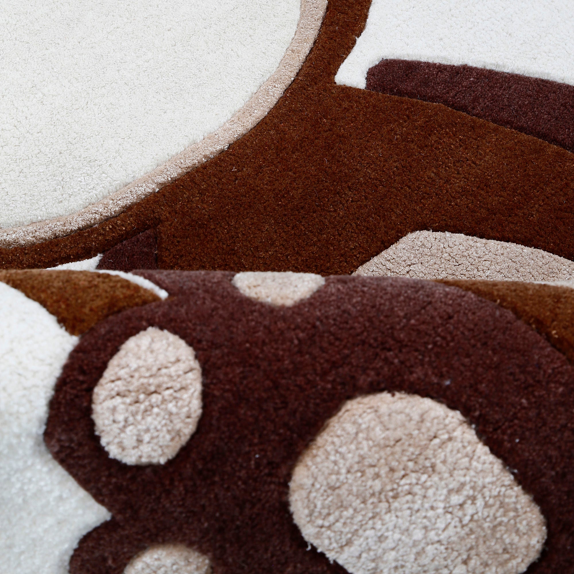 Cute Monkey Hand Tufted Wool & Viscose Wall Rug