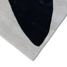Black Shark Hand Tufted Wool Wall Rug