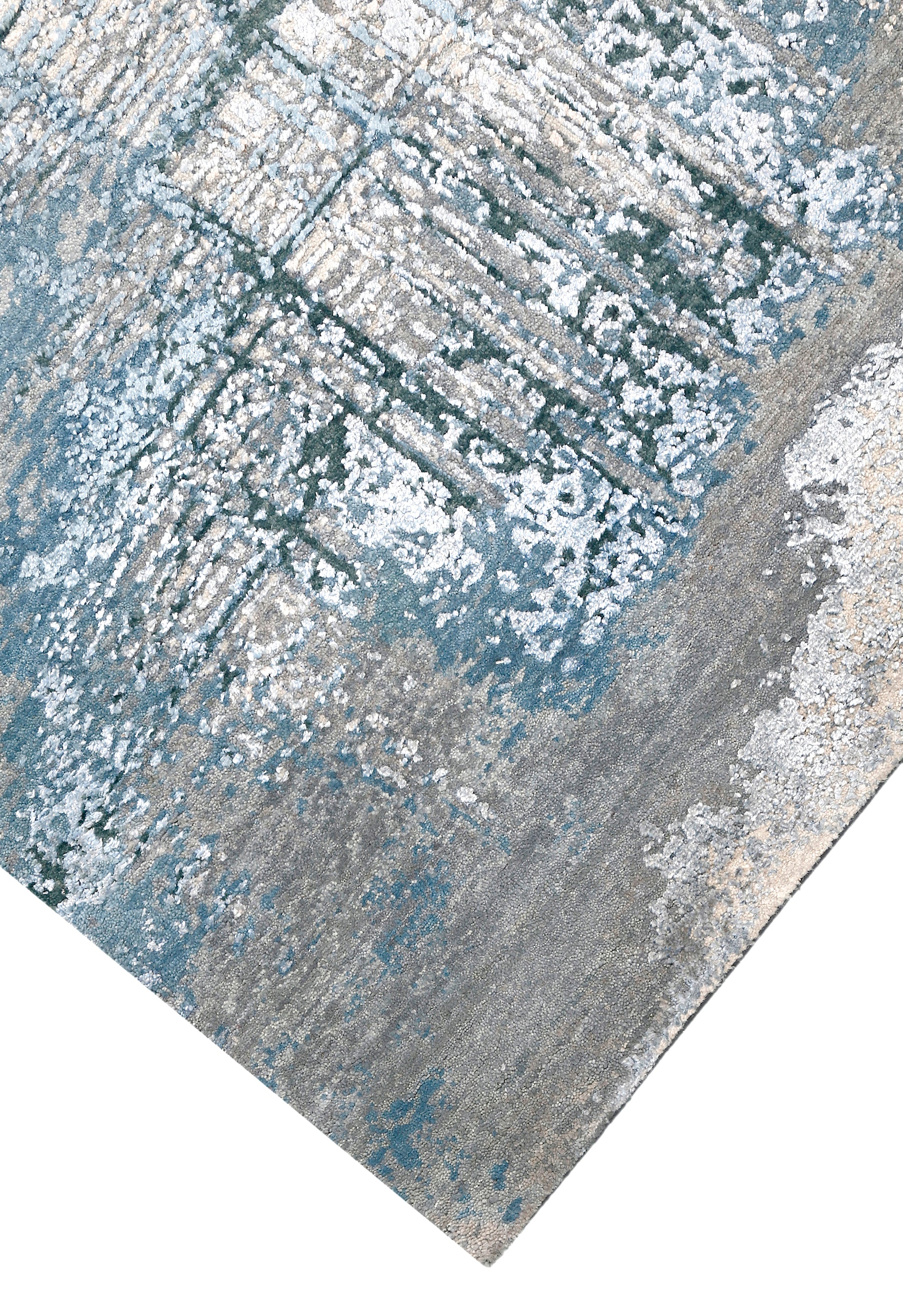 Glacier Grid Rug