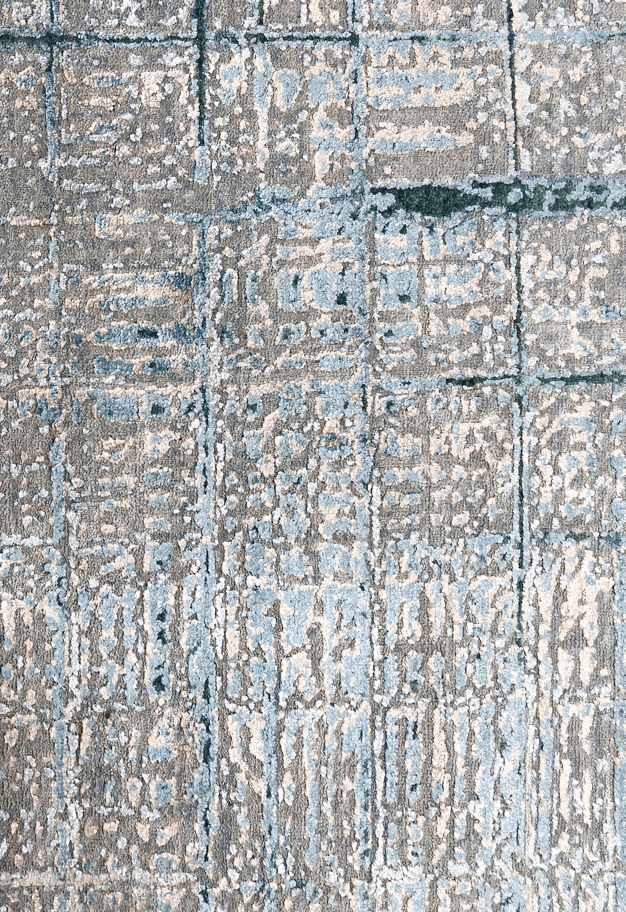 Glacier Grid Rug