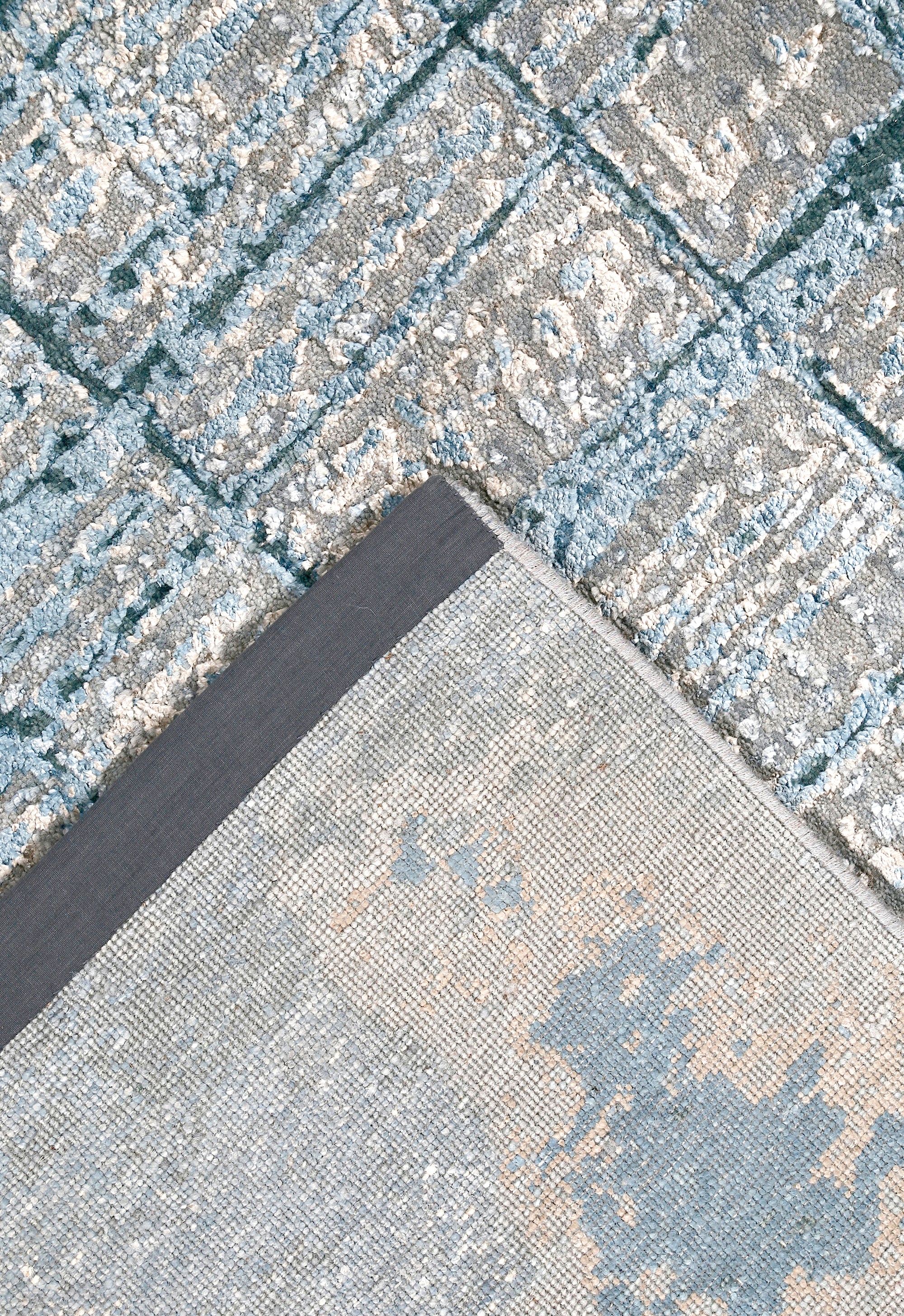Glacier Grid Rug