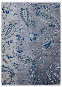 Silver Paisley