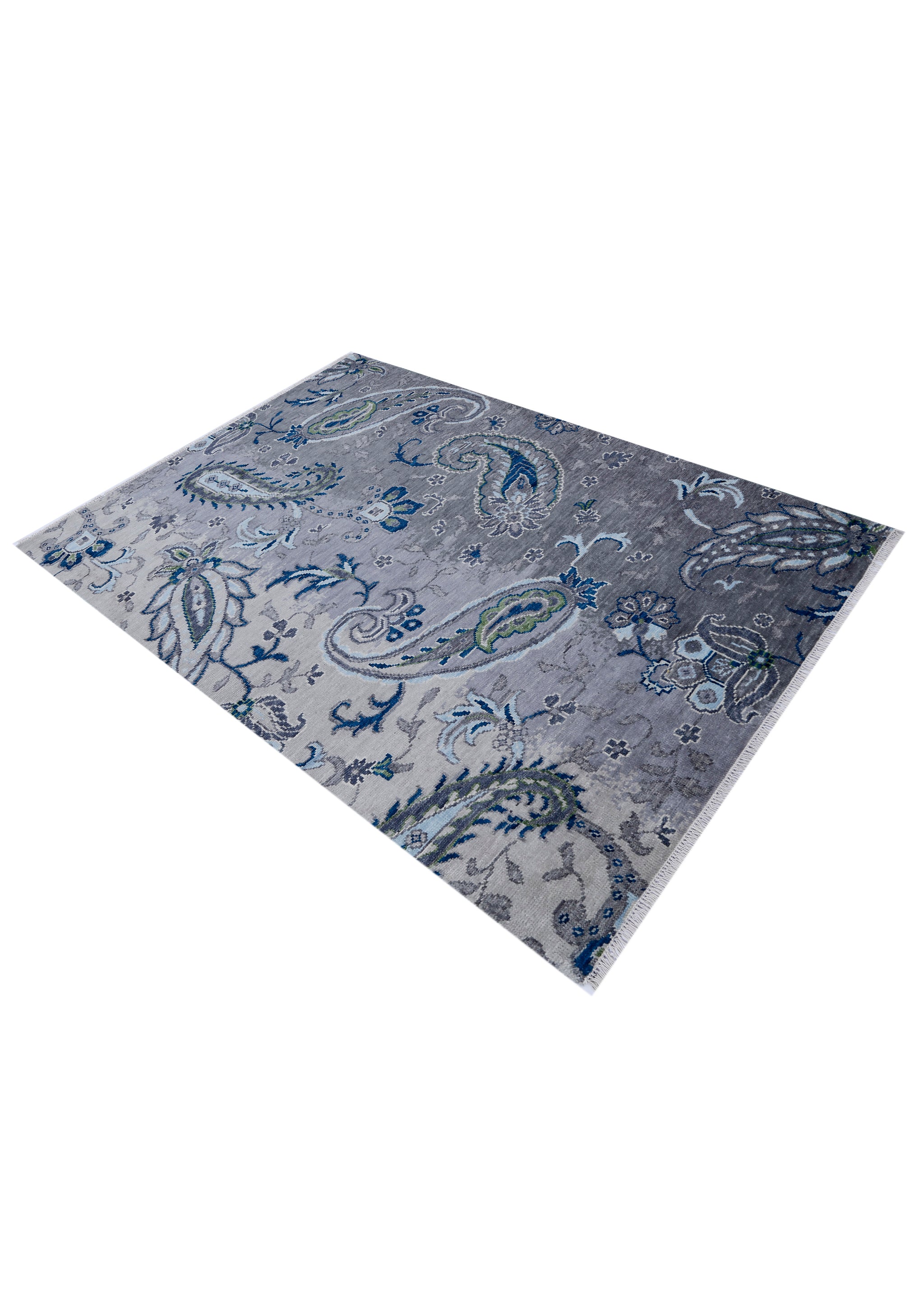 Silver Paisley