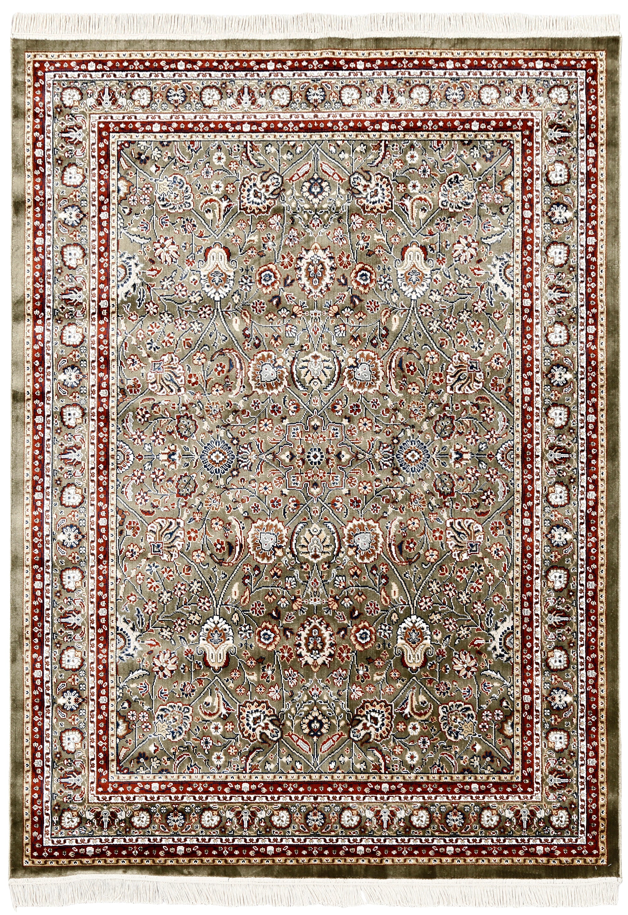 Heritage Green Area Rug