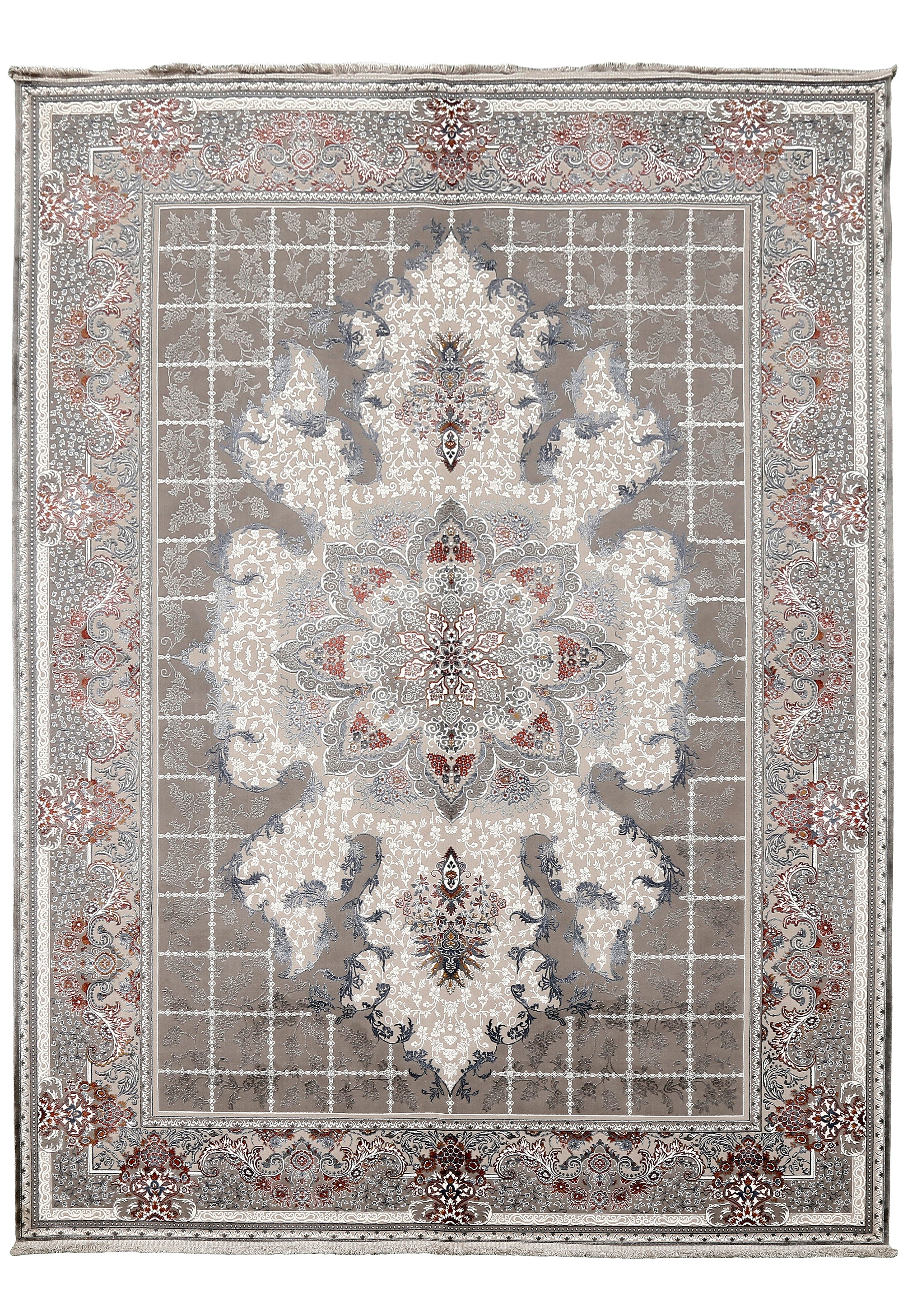 Silver Mahal Rug