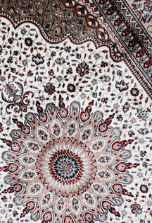 Ivory Sunburst Rug