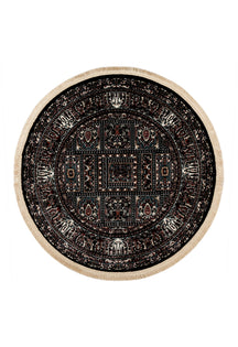 Khushi-Living-Rugs-Carpet-Machine Woven-Classic-Round