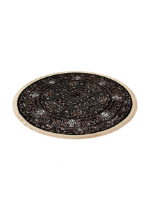 Khushi-Living-Rugs-Carpet-Machine Woven-Classic-Round