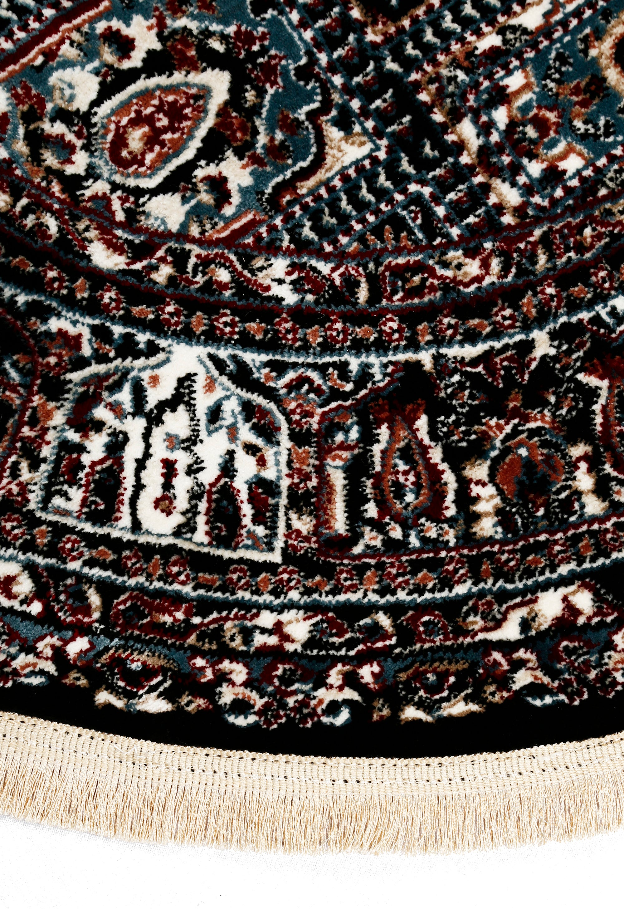 Khushi-Living-Rugs-Carpet-Machine Woven-Classic-Round