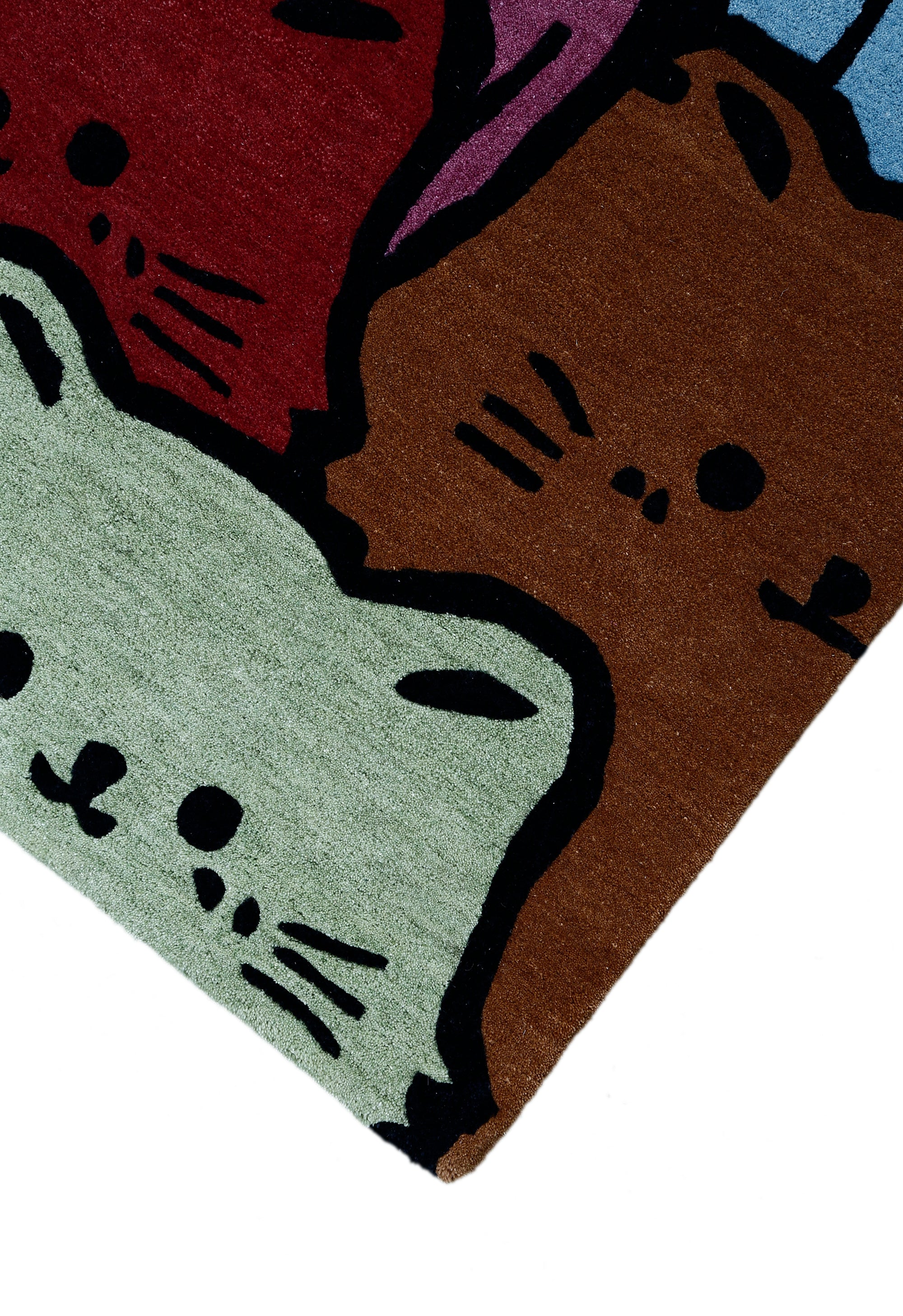 Multicolor Cat Rug-1