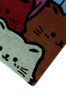 Multicolor Cat Rug-1