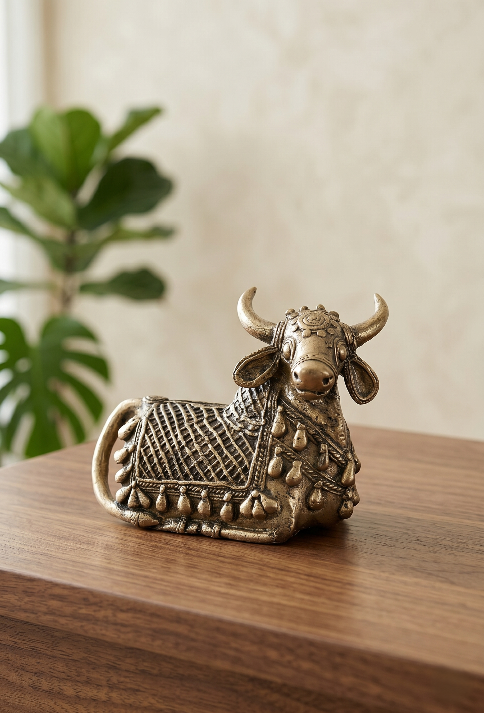 Khushi-Living-Artefacts-Brass-Nandi-Jii