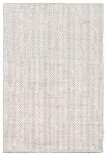 Snow Pebble Plain Dhurrie