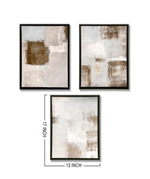 Khushi-Living-Paintings-Abstract-Set of 3
